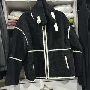ELAN moto Sherpa coat